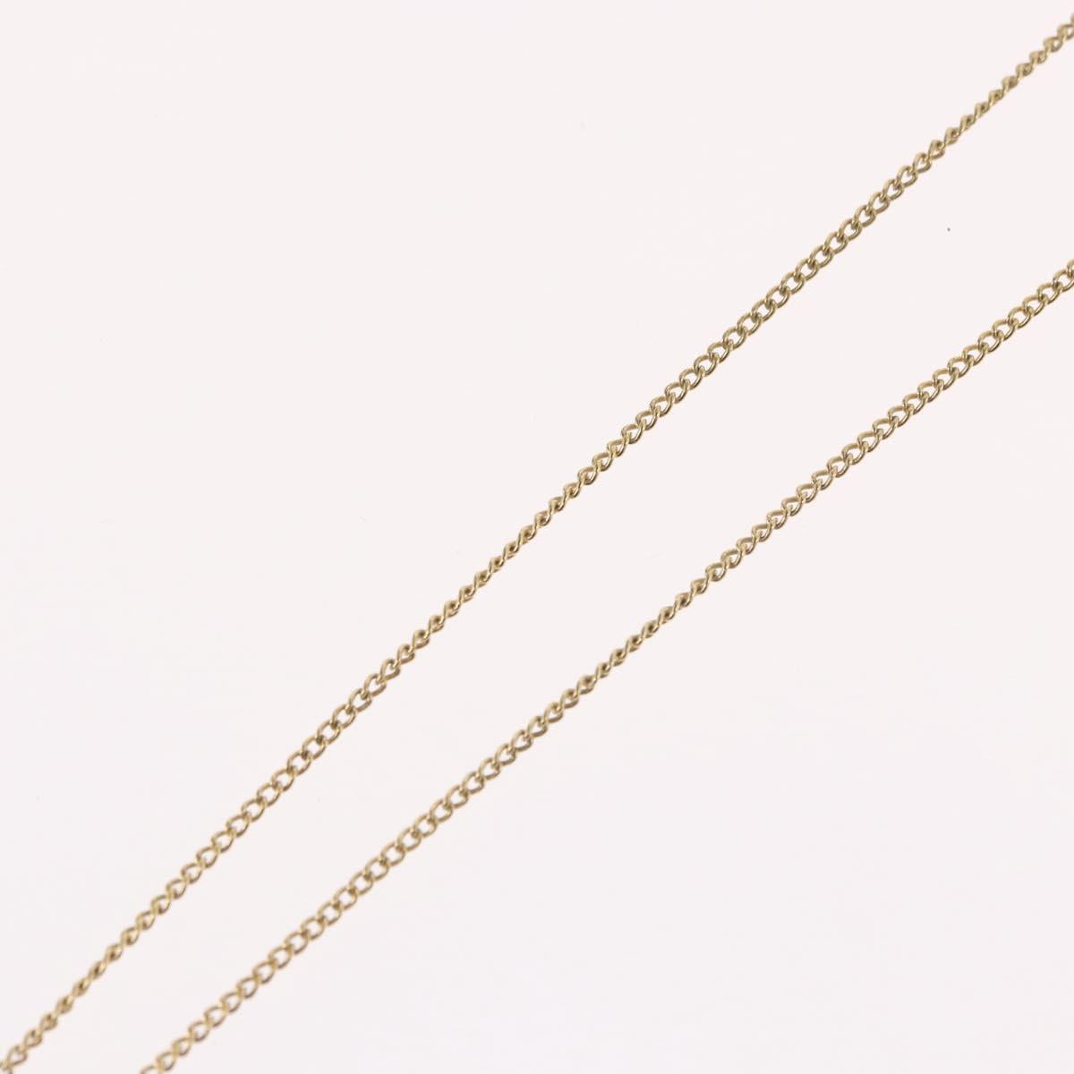 Christian Dior Necklace metal Gold Tone Auth BA11480