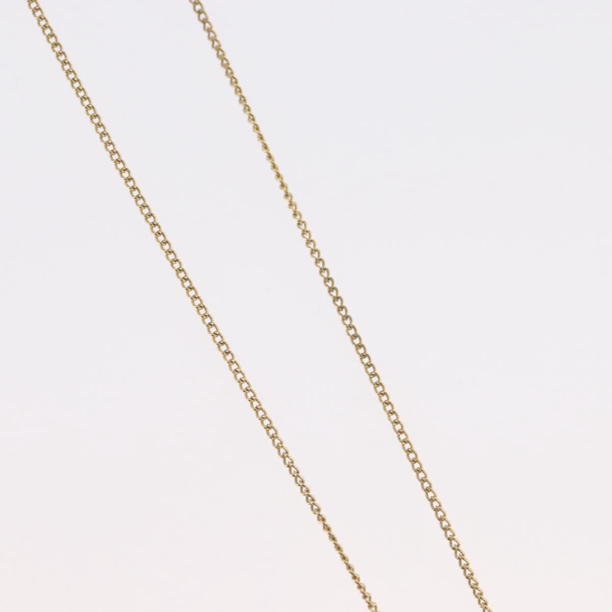 Christian Dior Necklace metal Gold Tone Auth BA11480