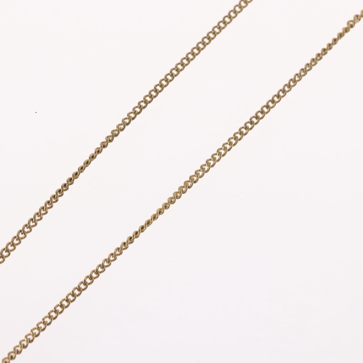 Christian Dior Necklace metal Gold Tone Auth BA11481