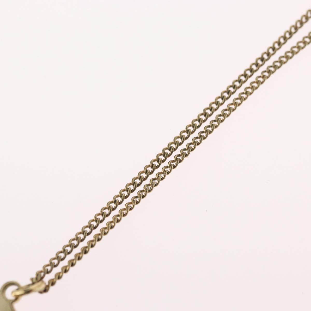 Christian Dior Necklace metal Gold Tone Auth BA11482