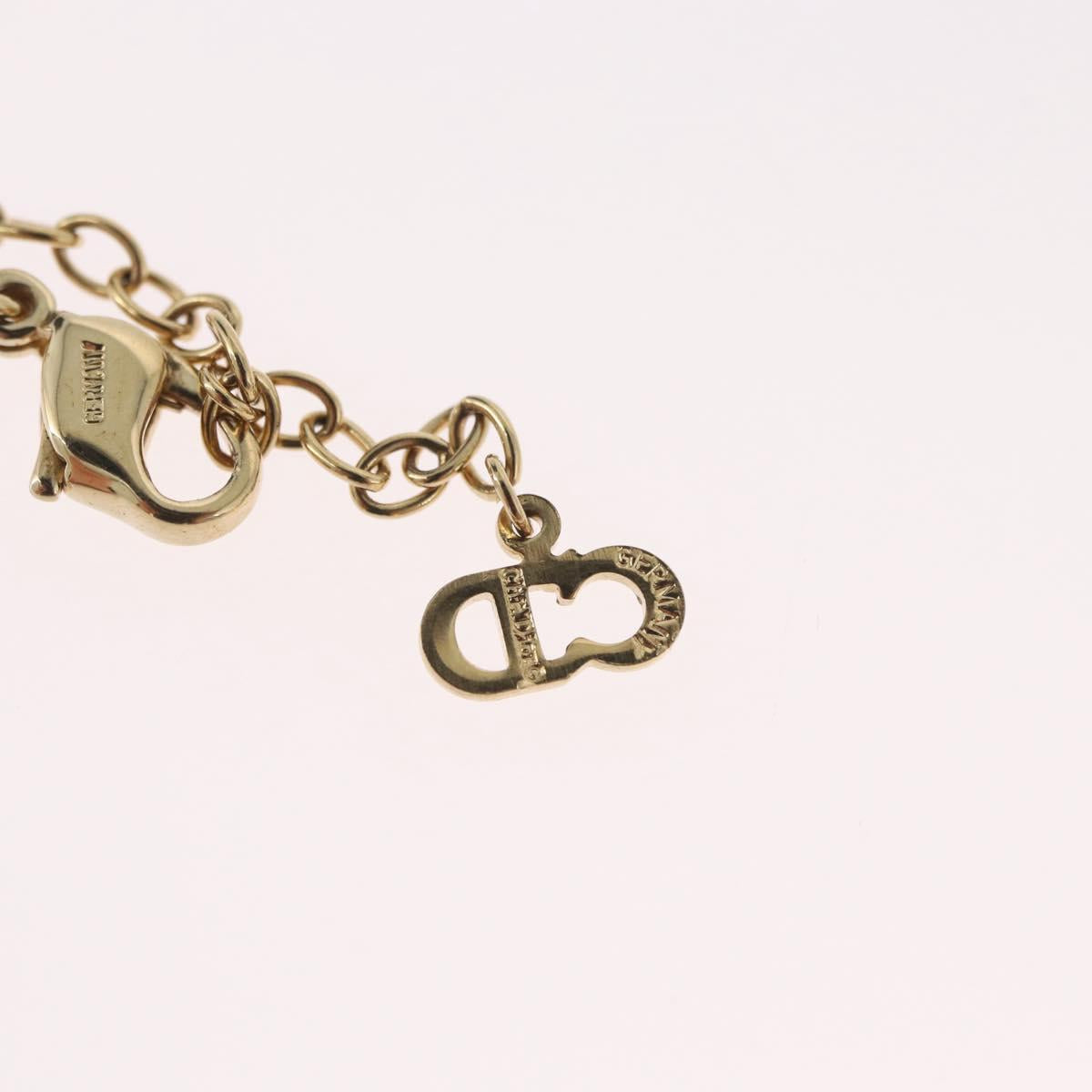 Christian Dior Necklace metal Gold Tone Auth BA11487