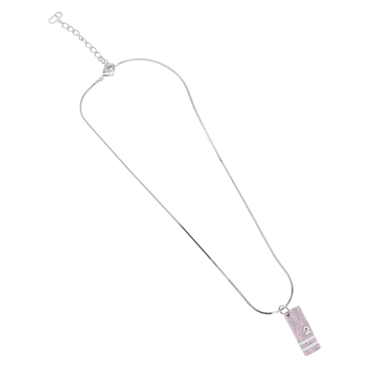Christian Dior Necklace metal Silver Auth BA11491A