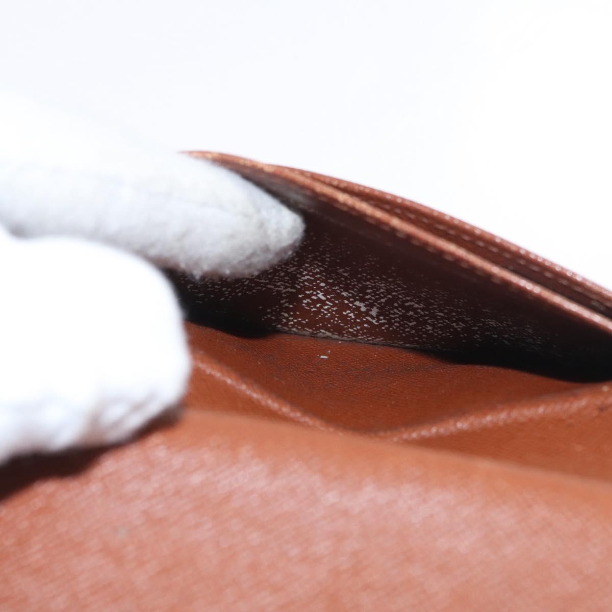 LOUIS VUITTON Monogram Porte Monnaie Billets Viennois Wallet M61663 Auth BA11514