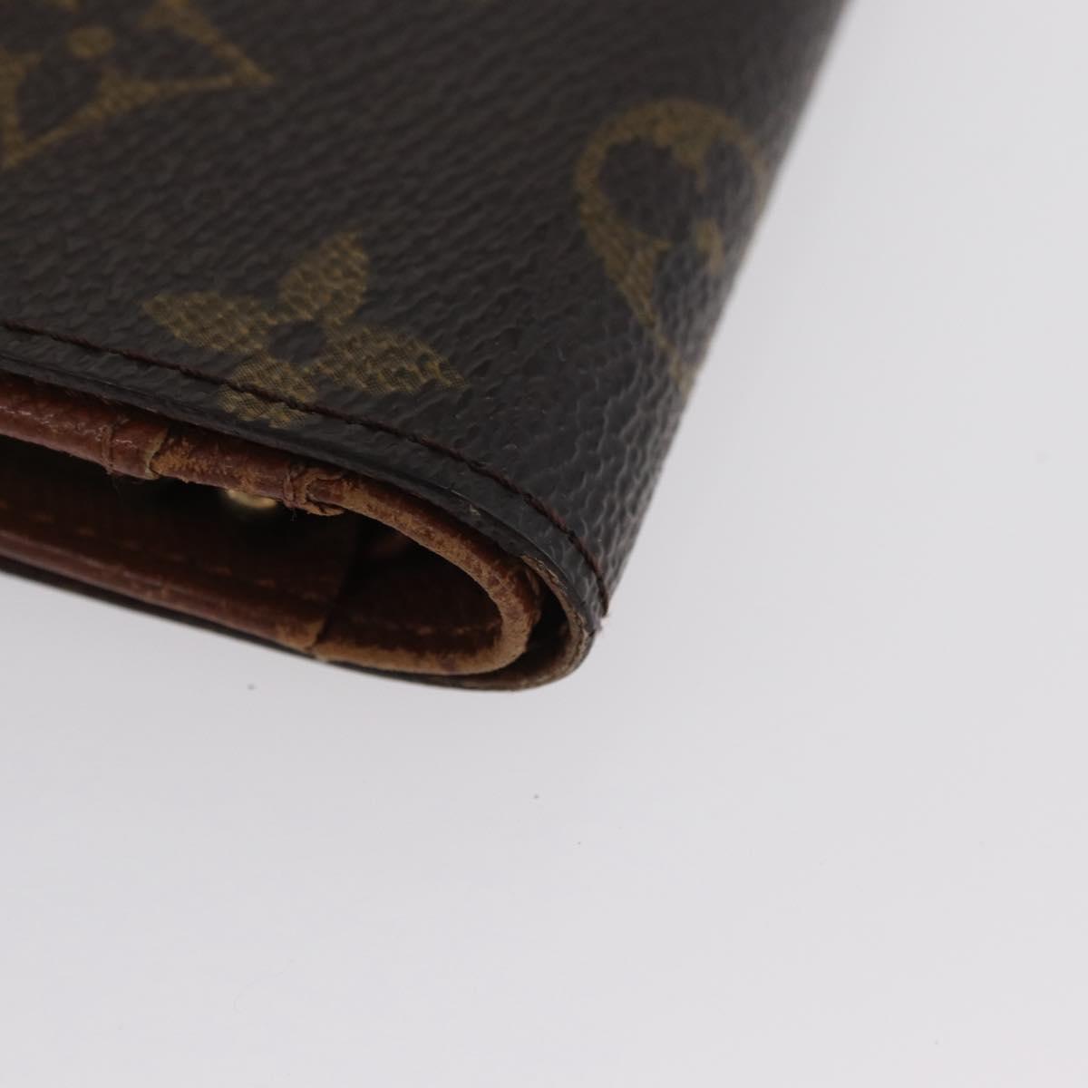 LOUIS VUITTON Monogram Porte Monnaie Billets Viennois Wallet M61663 Auth BA11514
