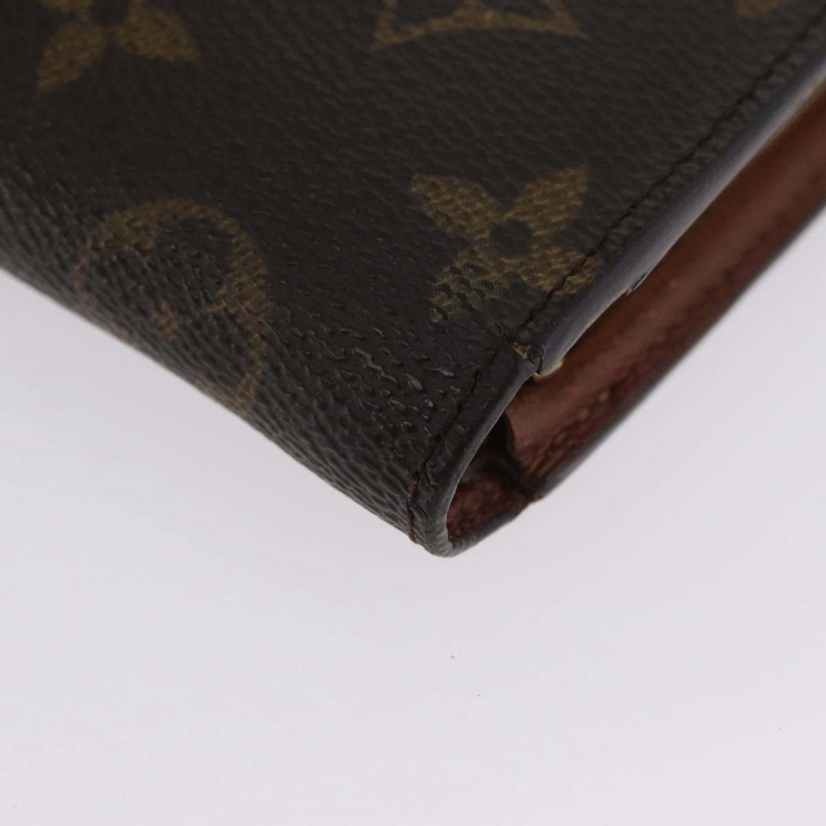 LOUIS VUITTON Monogram Porte Monnaie Billets Viennois Wallet M61663 Auth BA11514