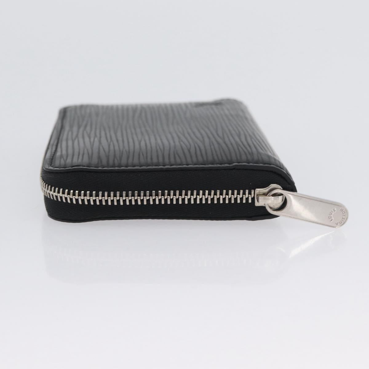 LOUIS VUITTON Epi Zippy Coin Purse Black M60152 LV Auth BA11515A
