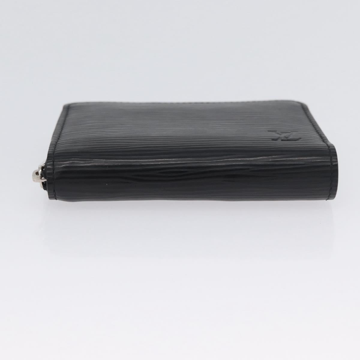 LOUIS VUITTON Epi Zippy Coin Purse Black M60152 LV Auth BA11515A