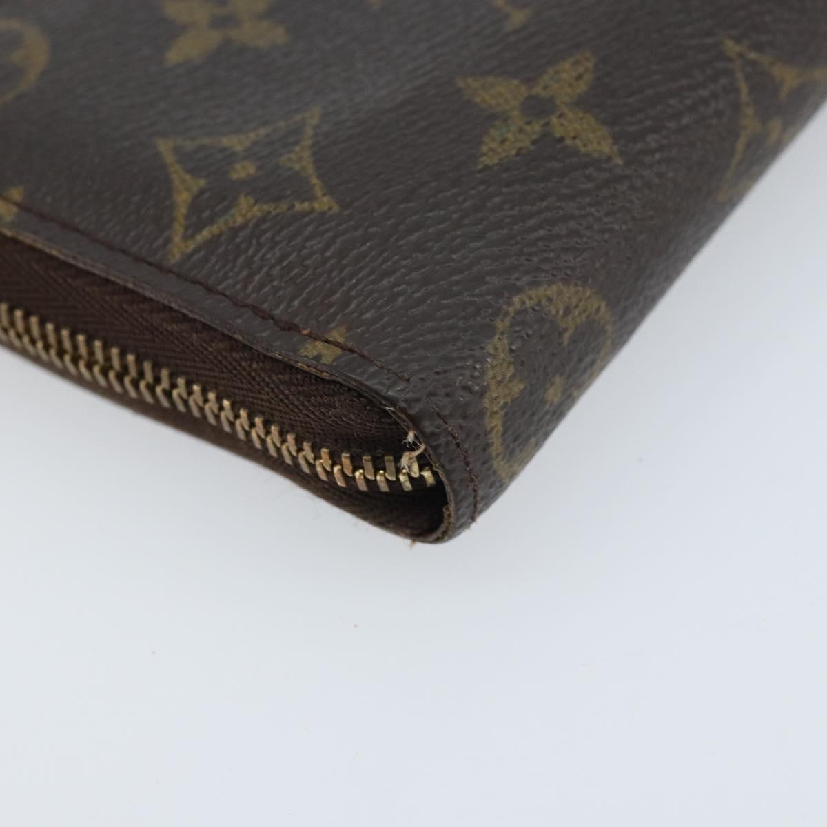 LOUIS VUITTON Monogram Zippy Coin Purse Coin Purse M60067 LV Auth BA11516