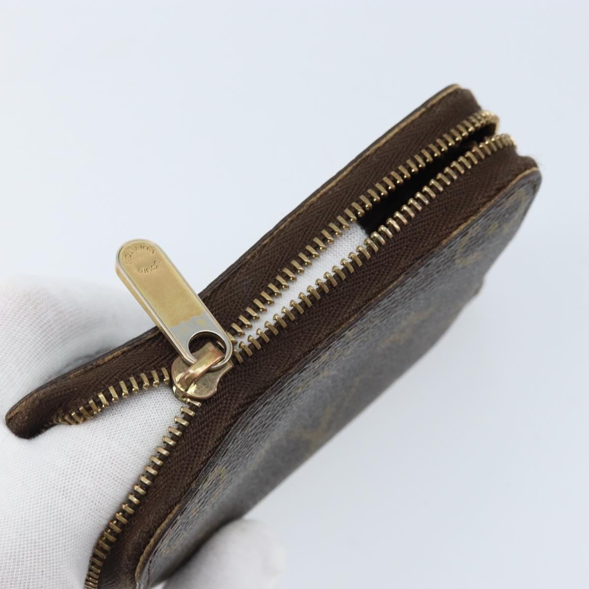 LOUIS VUITTON Monogram Zippy Coin Purse Coin Purse M60067 LV Auth BA11516