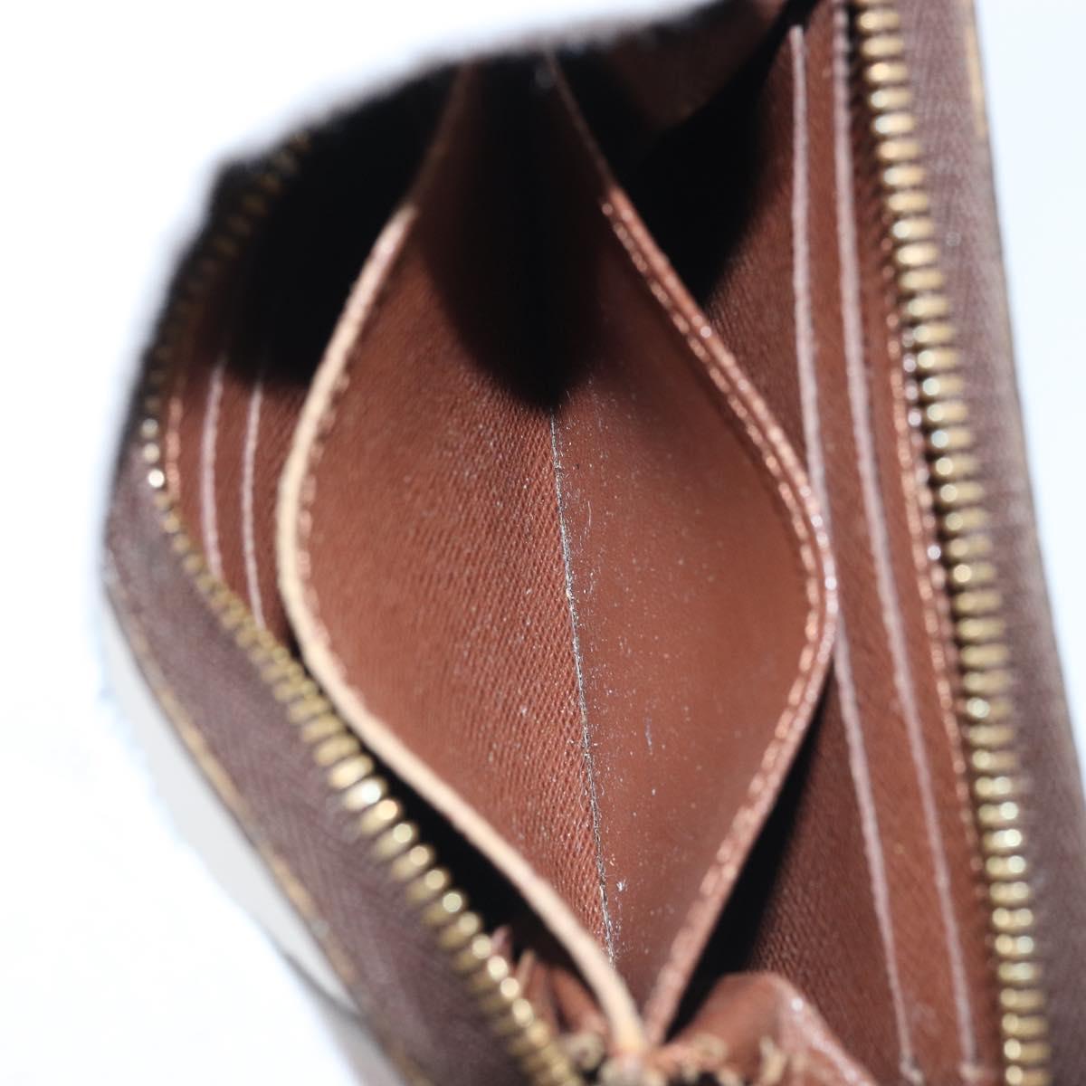 LOUIS VUITTON Monogram Zippy Coin Purse Coin Purse M60067 LV Auth BA11516