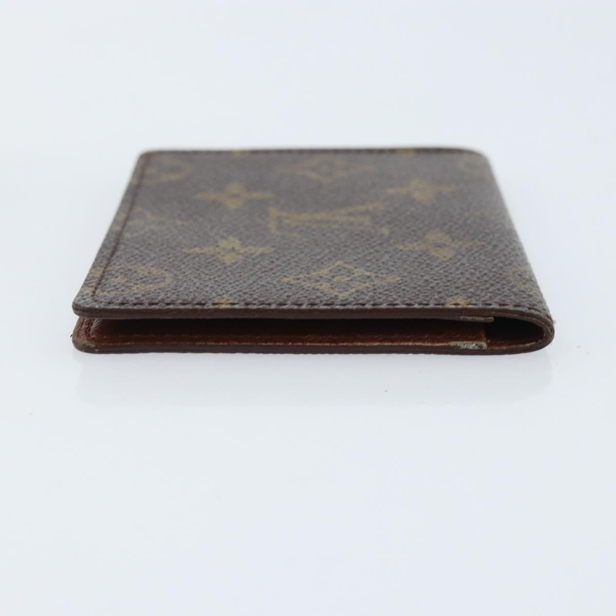 LOUIS VUITTON Monogram Porte 2 Cult Vertical Pass Case M60533 LV Auth BA11518