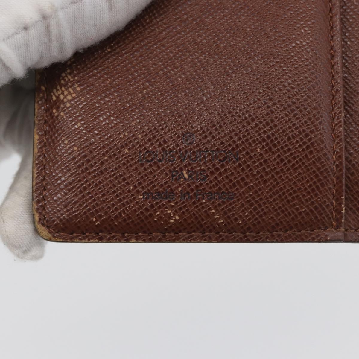 LOUIS VUITTON Monogram Porte Monnaie Billets Viennois Wallet M61663 Auth BA11522