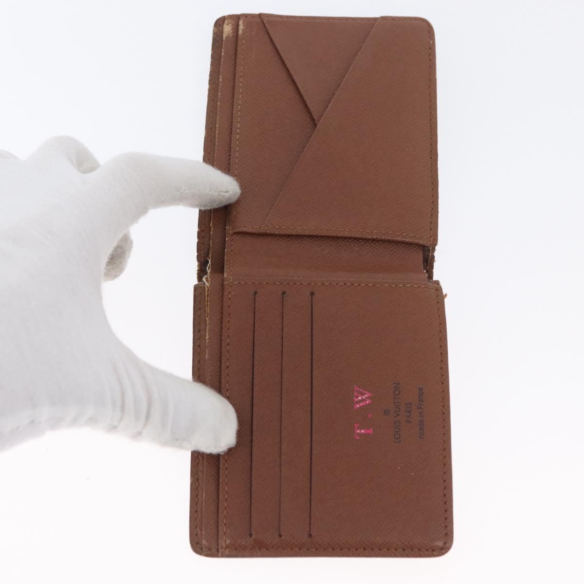LOUIS VUITTON Monogram Wallet 6 Set LV Auth BA11524