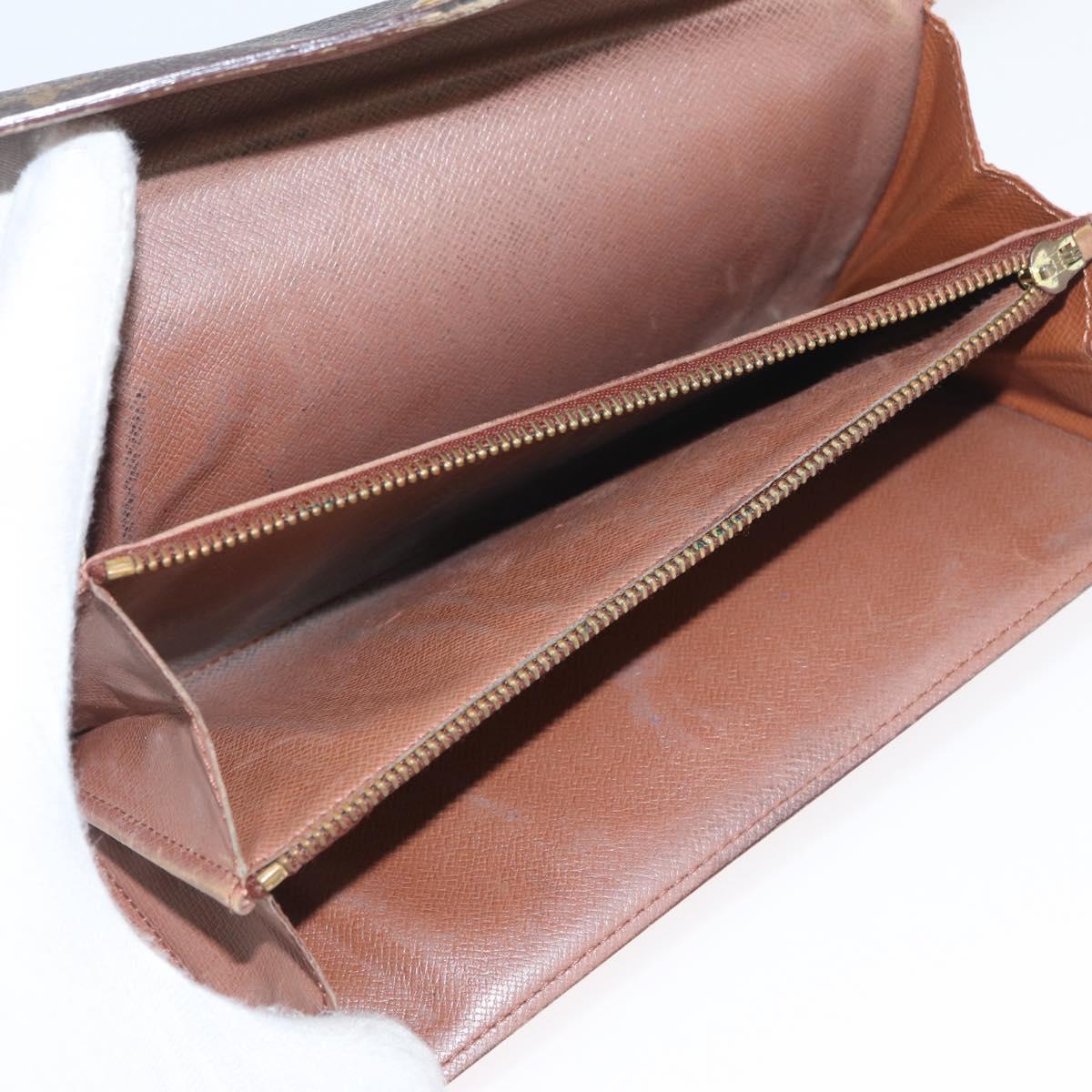 LOUIS VUITTON Monogram Damier Ebene Long Wallet 5 Set LV Auth BA11527