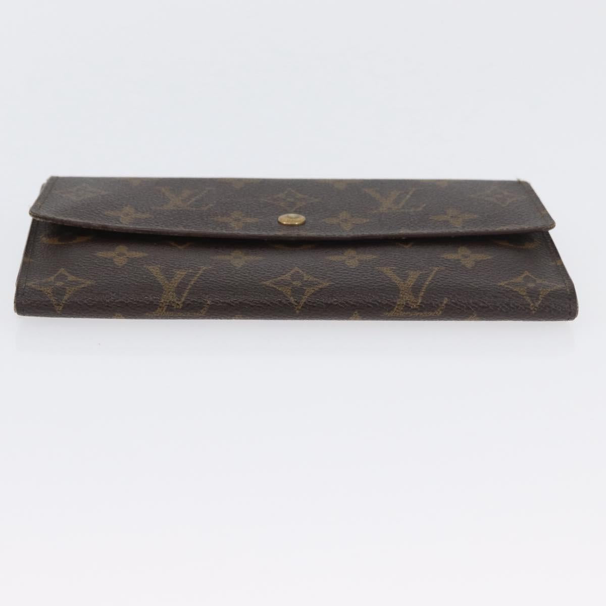 LOUIS VUITTON Monogram Damier Ebene Long Wallet 5 Set LV Auth BA11527