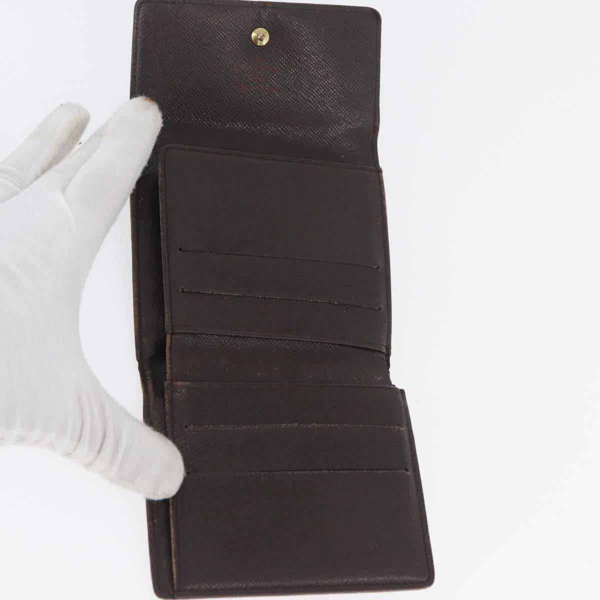 LOUIS VUITTON Monogram Damier Ebene Wallet 6 Set LV Auth BA11528