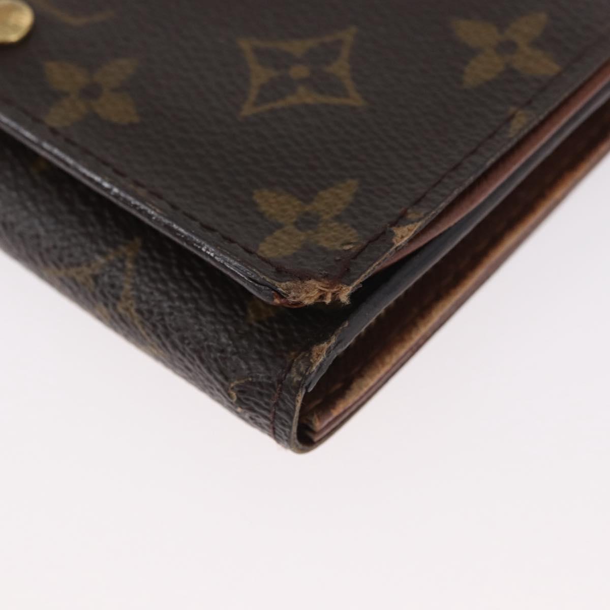 LOUIS VUITTON Monogram Damier Ebene Wallet 6 Set LV Auth BA11528