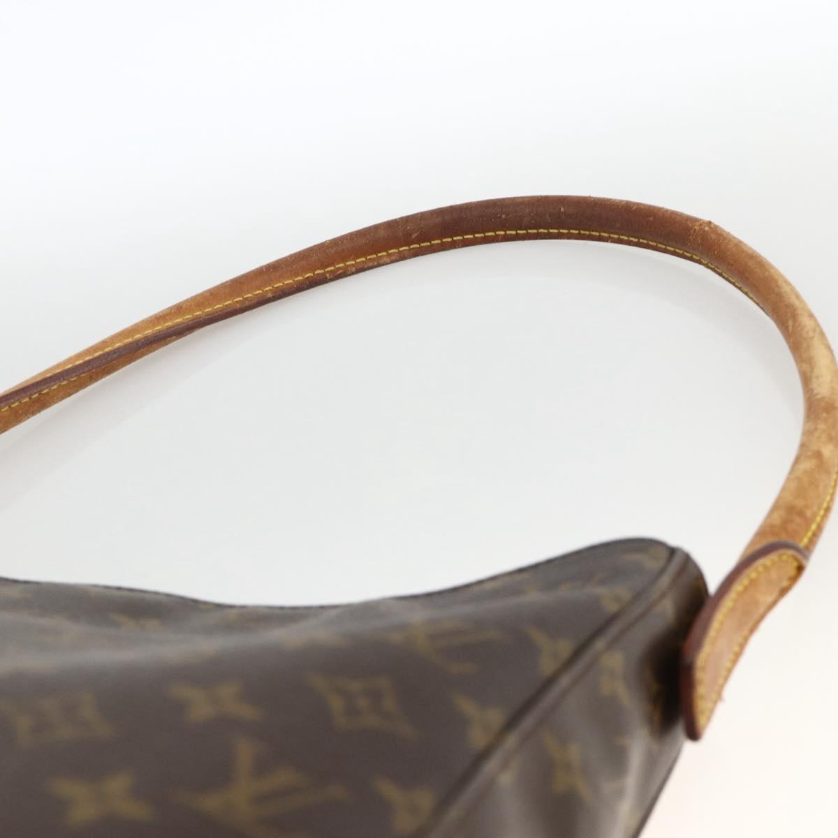 LOUIS VUITTON Monogram Looping GM Shoulder Bag M51145 LV Auth BA11531