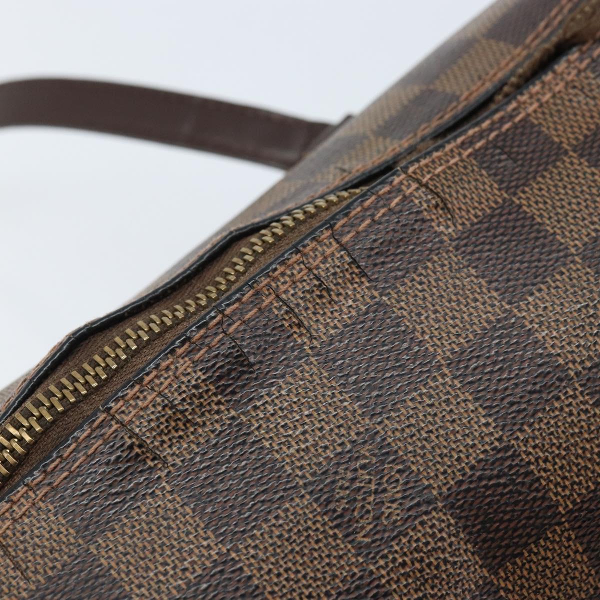 LOUIS VUITTON Damier Ebene Papillon 26 Hand Bag M51304 LV Auth BA11534