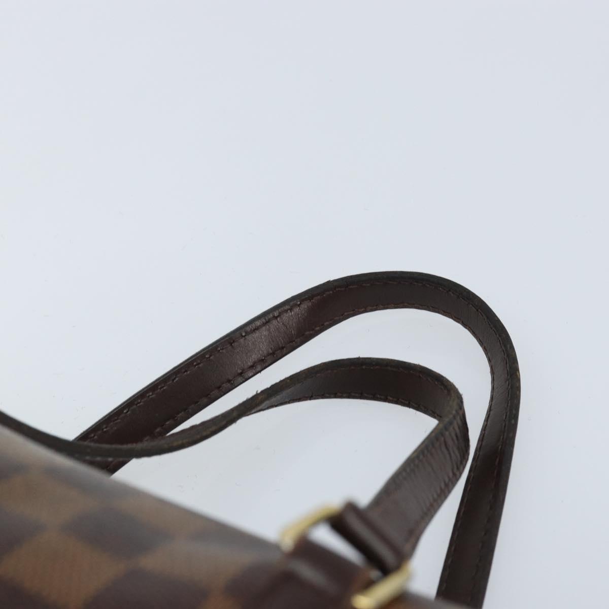 LOUIS VUITTON Damier Ebene Papillon 26 Hand Bag M51304 LV Auth BA11534