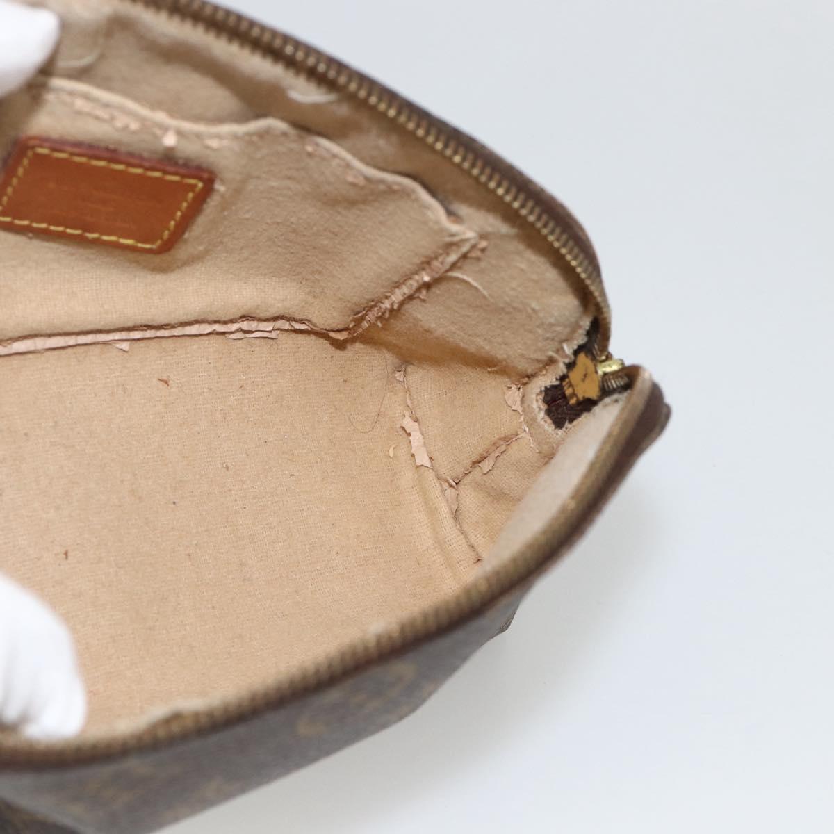 LOUIS VUITTON Monogram Pochette Cosmetic PM Pouch M43998 LV Auth BA11540