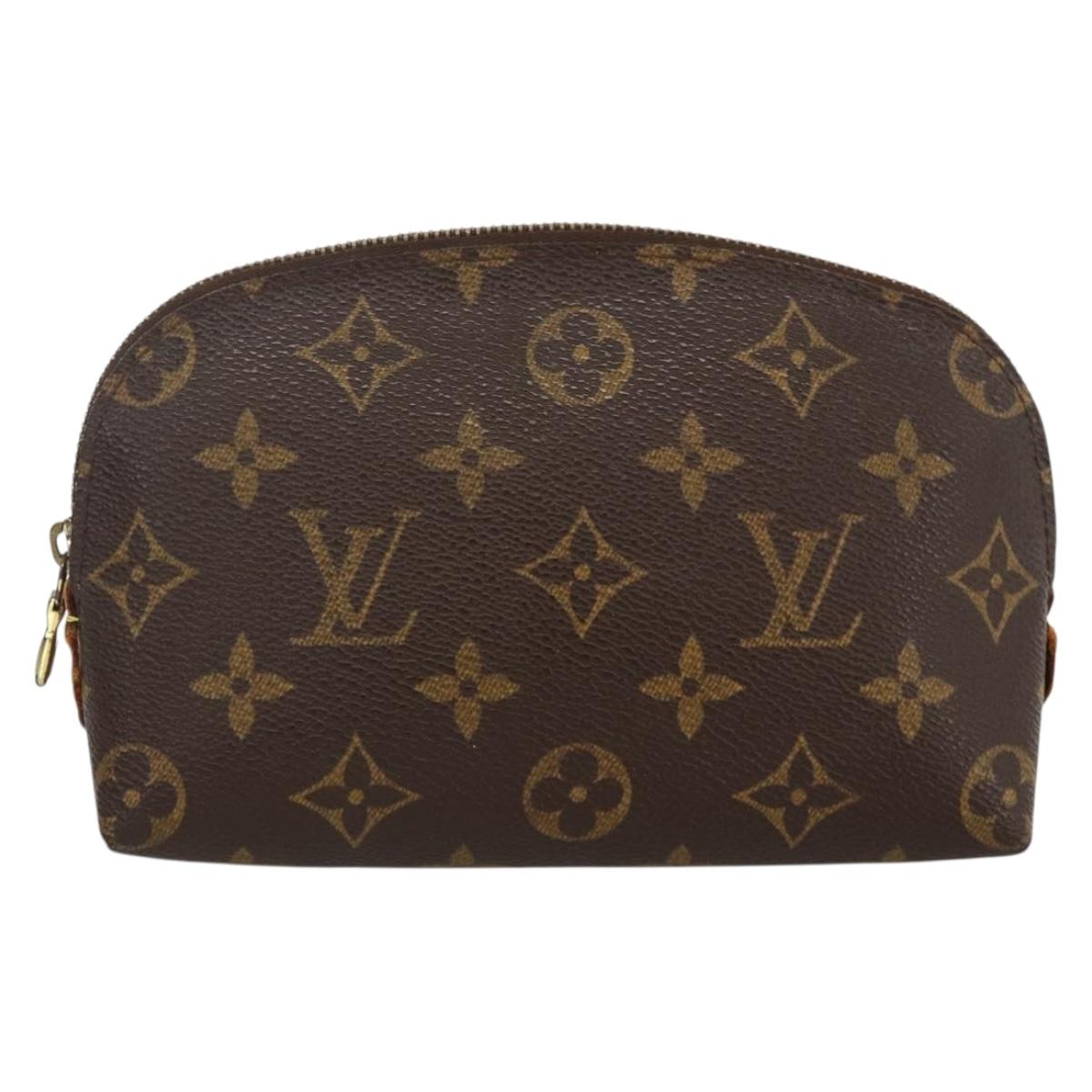 LOUIS VUITTON Monogram Pochette Cosmetic PM Pouch M43998 LV Auth BA11540
