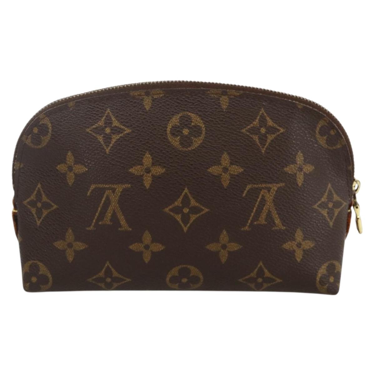 LOUIS VUITTON Monogram Pochette Cosmetic PM Pouch M43998 LV Auth BA11540