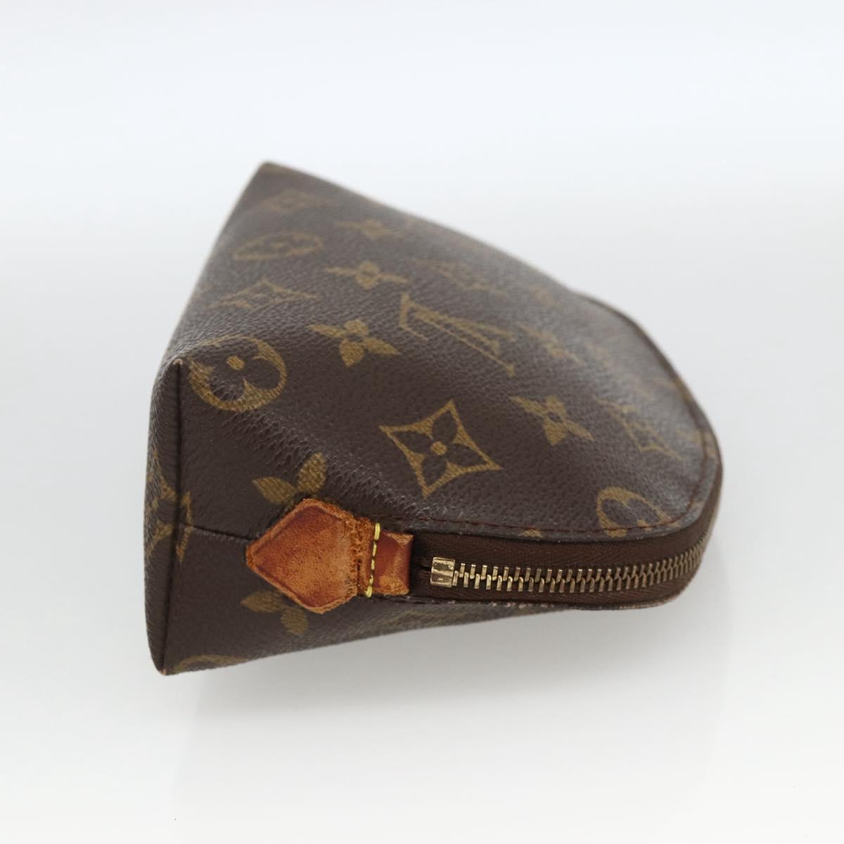 LOUIS VUITTON Monogram Pochette Cosmetic PM Pouch M43998 LV Auth BA11540