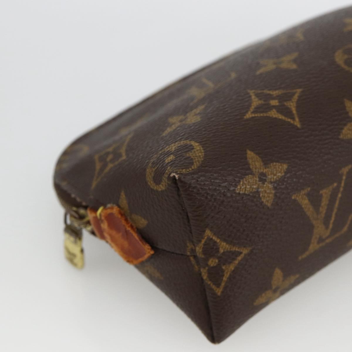 LOUIS VUITTON Monogram Pochette Cosmetic PM Pouch M43998 LV Auth BA11540