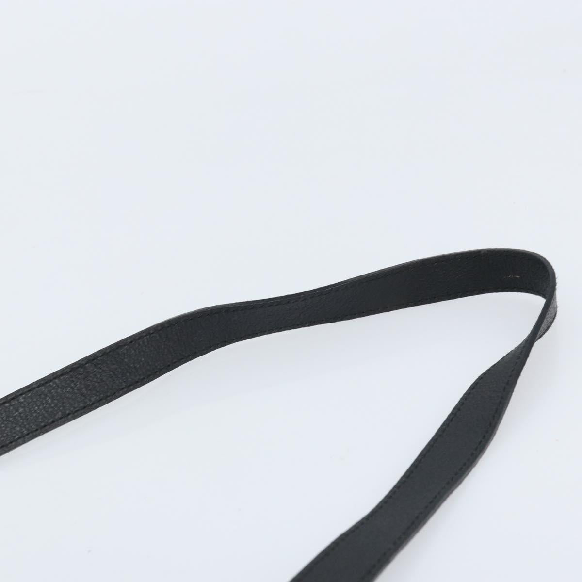 GUCCI Bamboo Hand Bag Suede 2way Black Gold 000 122 0316 Auth BA11541