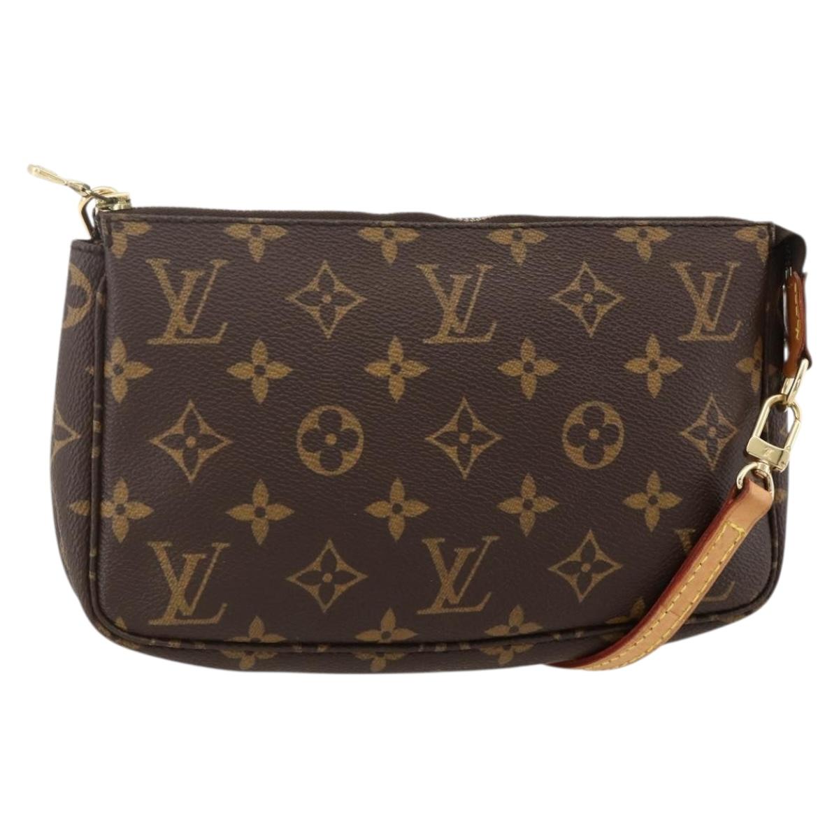 LOUIS VUITTON Monogram Pochette Accessoires Pouch M51980 LV Auth BA11544A