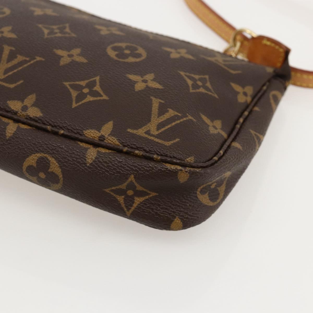 LOUIS VUITTON Monogram Pochette Accessoires Pouch M51980 LV Auth BA11544A