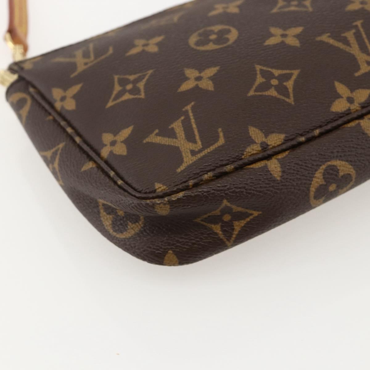 LOUIS VUITTON Monogram Pochette Accessoires Pouch M51980 LV Auth BA11544A