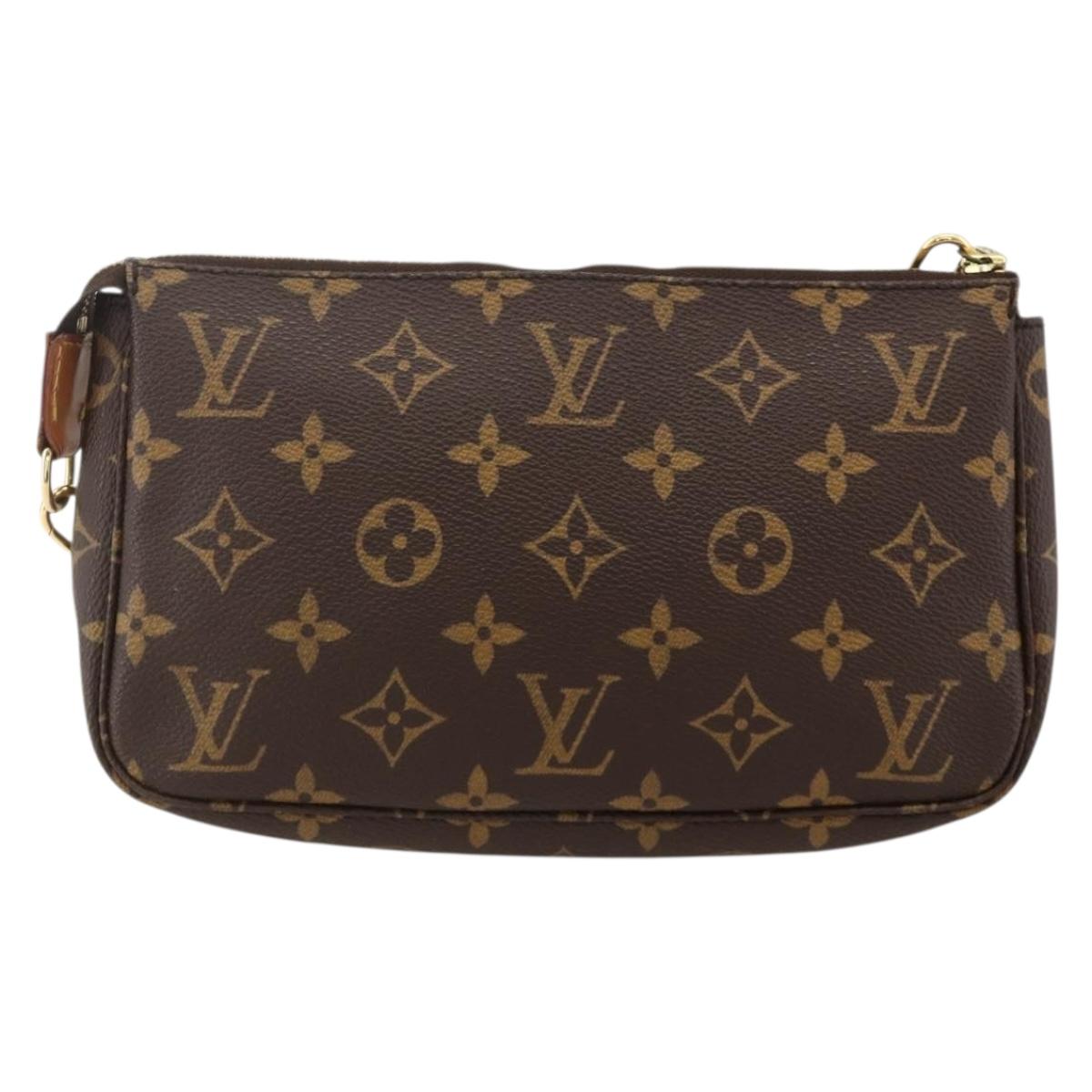 LOUIS VUITTON Monogram Pochette Accessoires Pouch M51980 LV Auth BA11544A