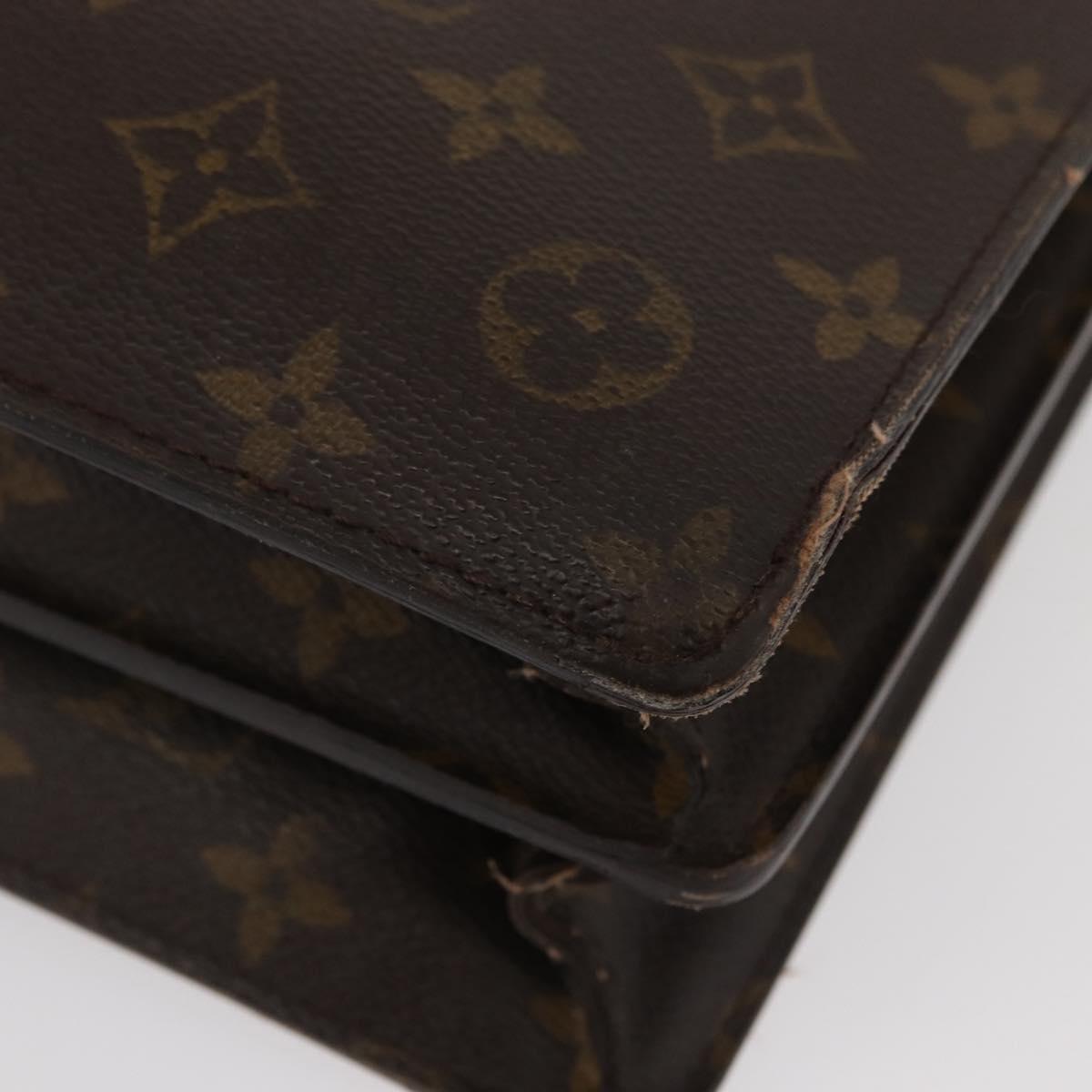 LOUIS VUITTON Monogram Serviette Conseiller Briefcase M53331 LV Auth BA11548