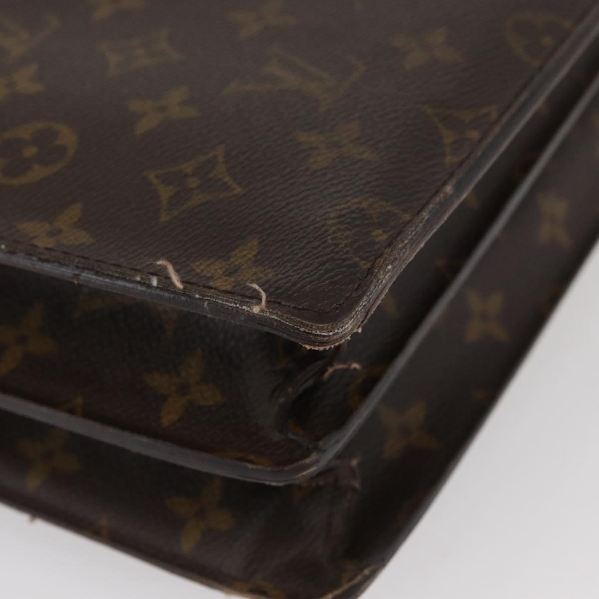 LOUIS VUITTON Monogram Serviette Conseiller Briefcase M53331 LV Auth BA11548
