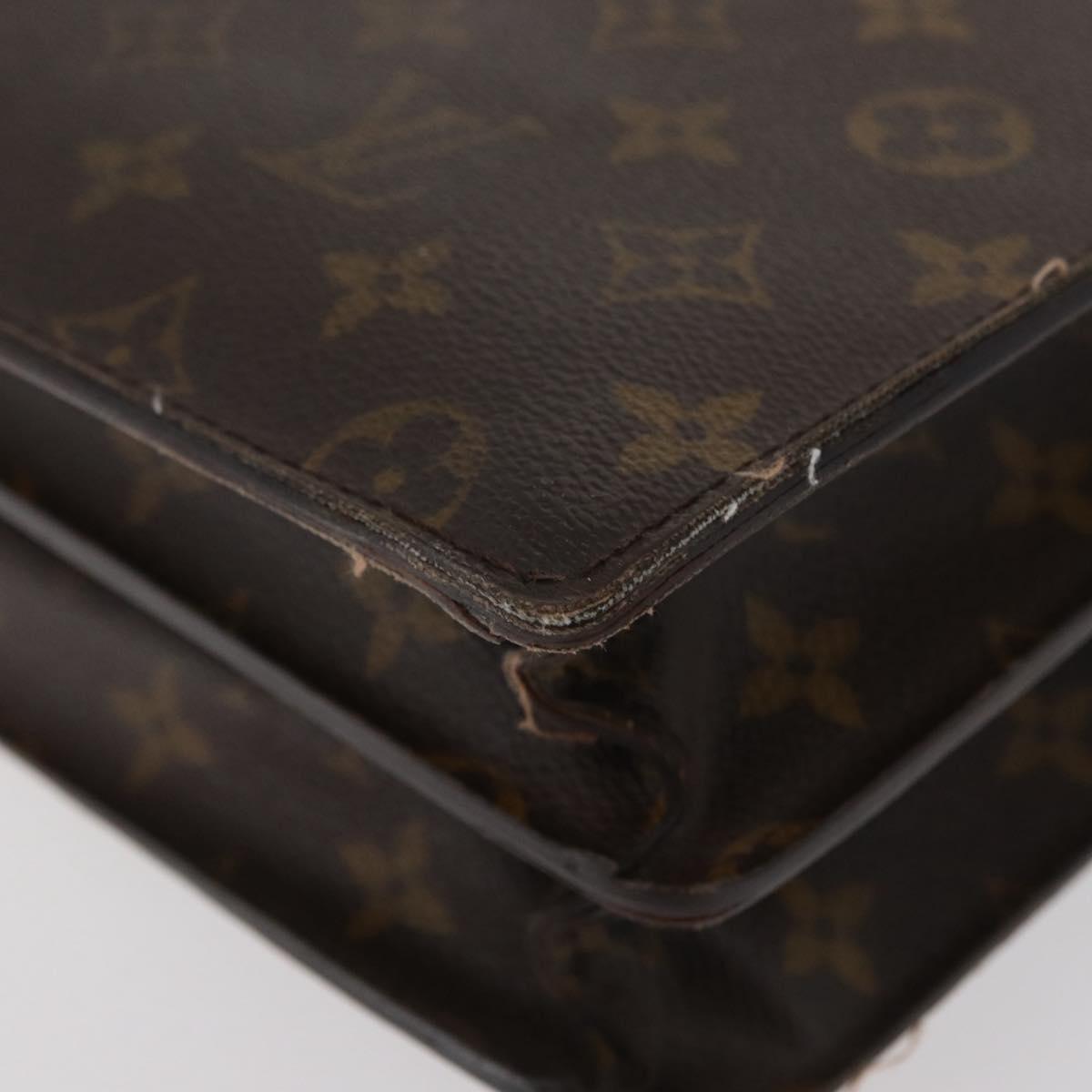 LOUIS VUITTON Monogram Serviette Conseiller Briefcase M53331 LV Auth BA11548