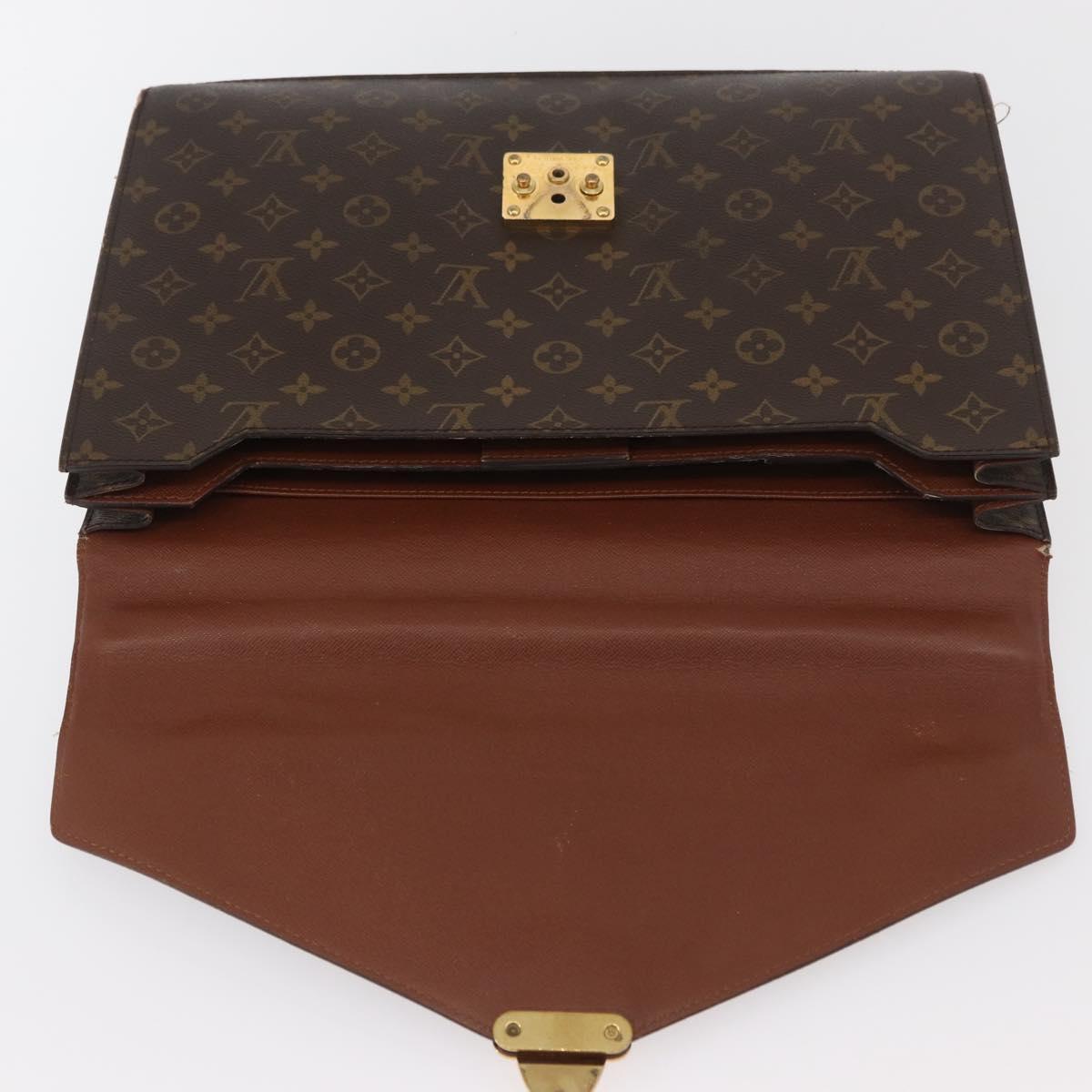 LOUIS VUITTON Monogram Serviette Conseiller Briefcase M53331 LV Auth BA11548