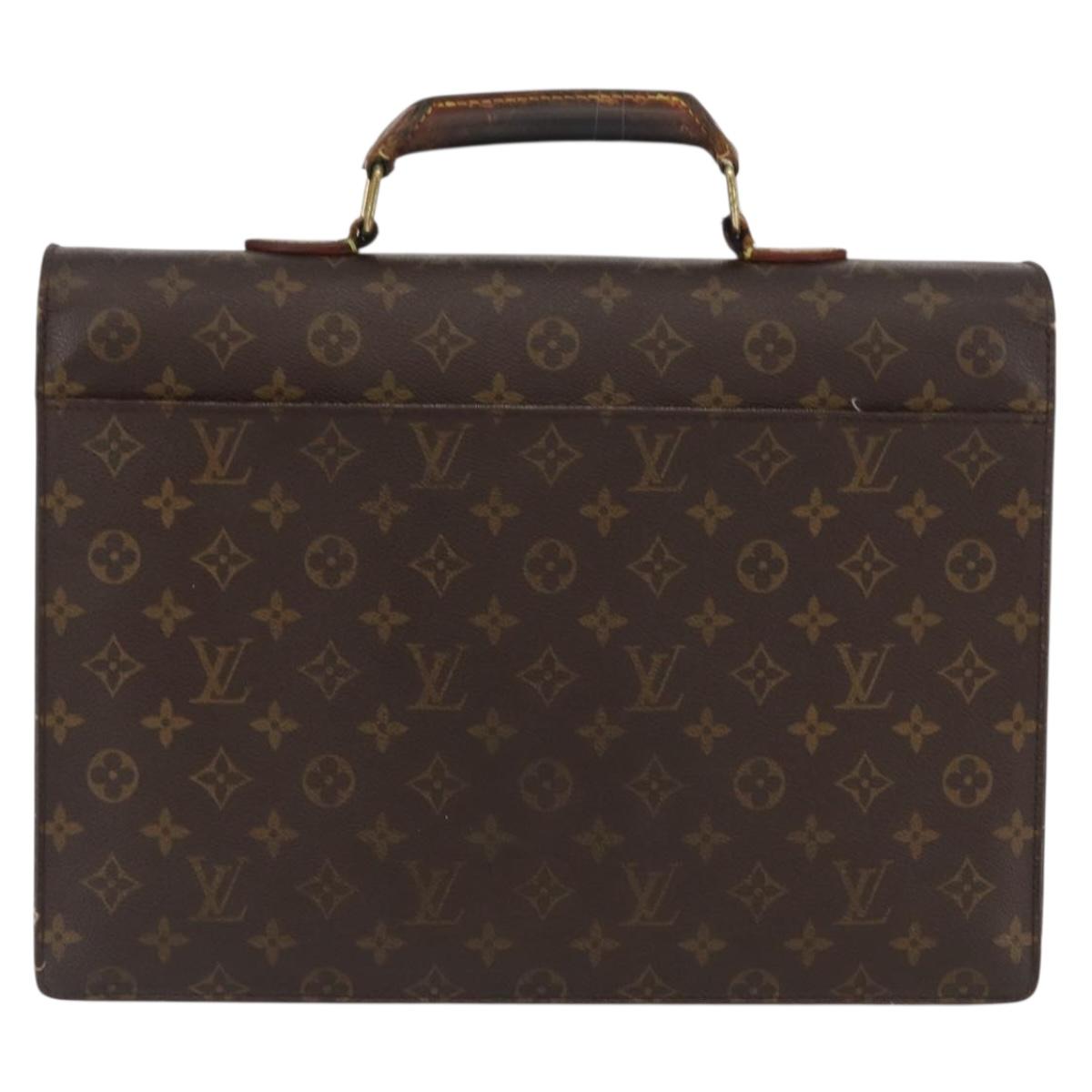 LOUIS VUITTON Monogram Serviette Conseiller Briefcase M53331 LV Auth BA11548