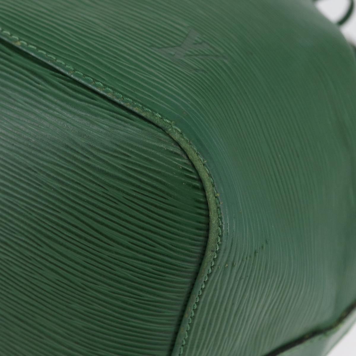 LOUIS VUITTON Epi Petit Noe Shoulder Bag Green M44104 LV Auth BA11550