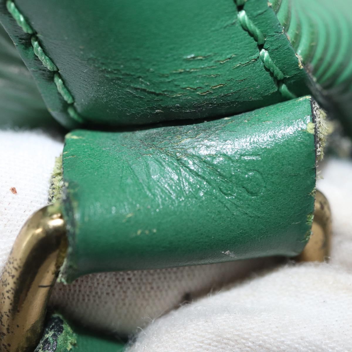 LOUIS VUITTON Epi Petit Noe Shoulder Bag Green M44104 LV Auth BA11550
