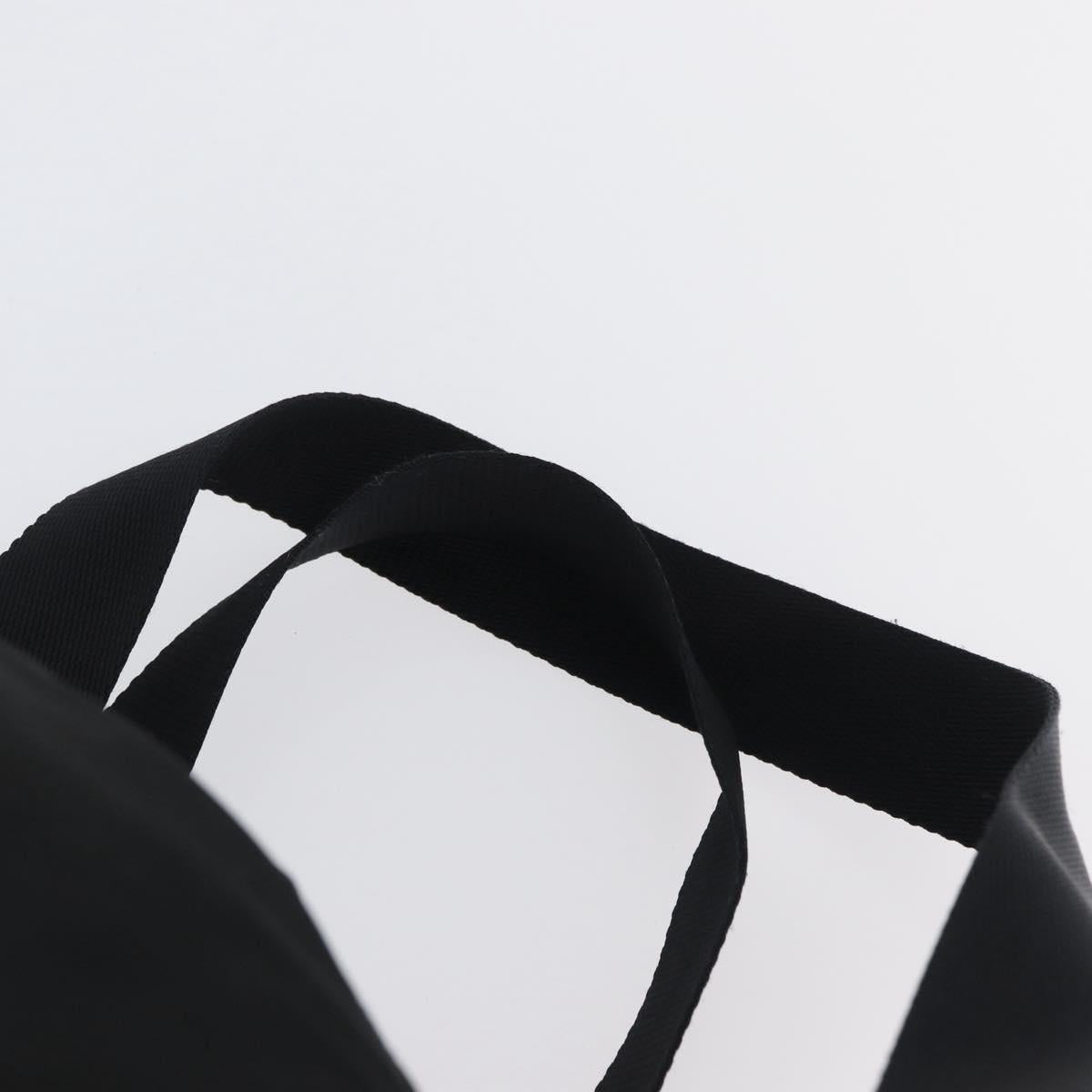 PRADA Backpack Nylon Black Silver Auth BA11574