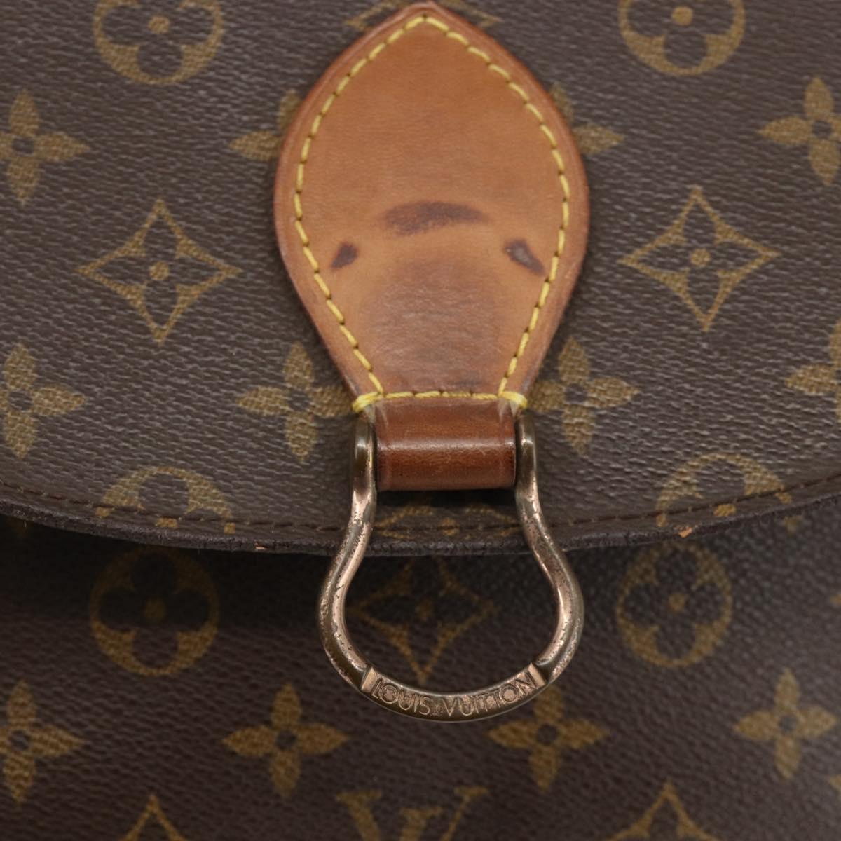 LOUIS VUITTON Monogram Saint Cloud GM Shoulder Bag M51242 LV Auth BA11591