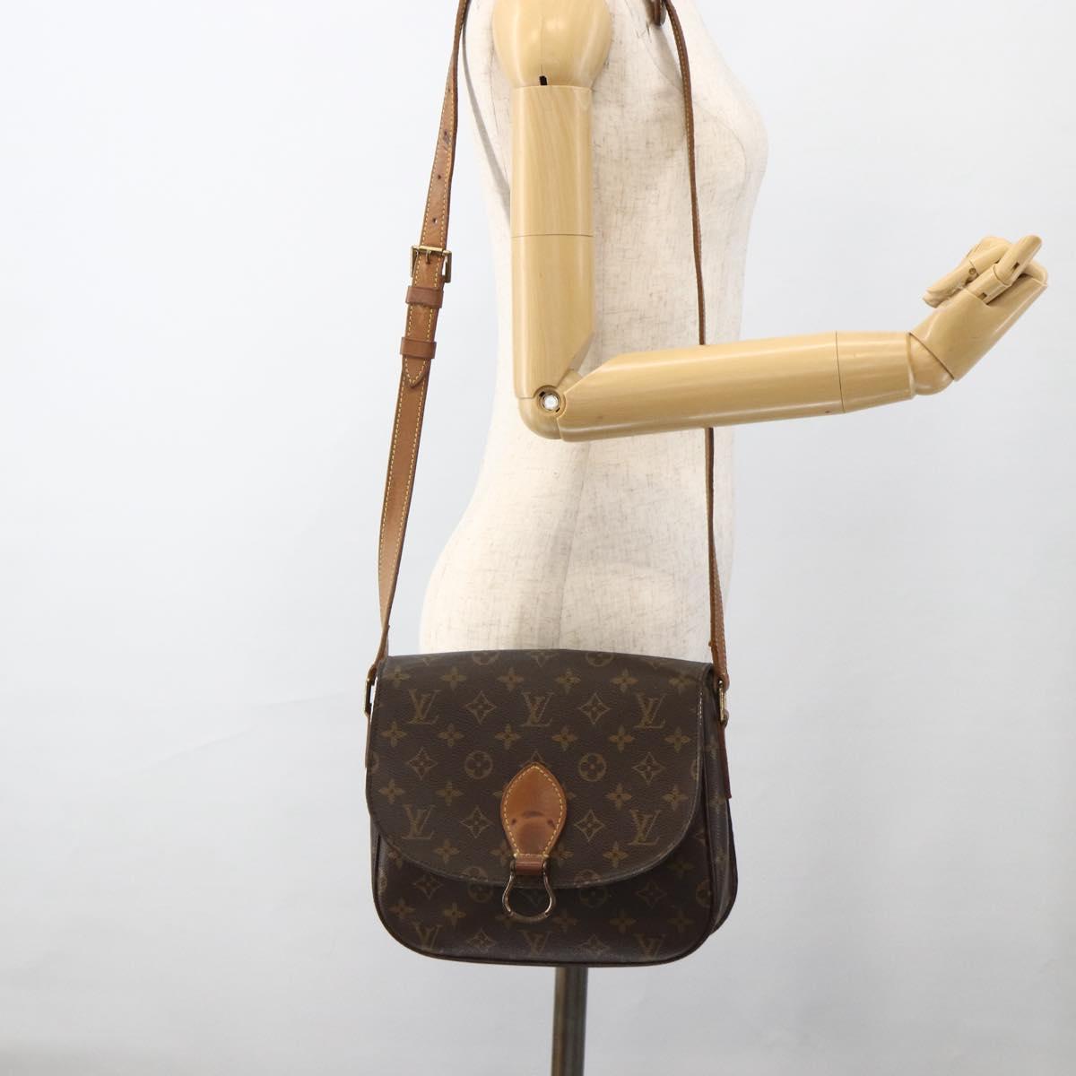 LOUIS VUITTON Monogram Saint Cloud GM Shoulder Bag M51242 LV Auth BA11591