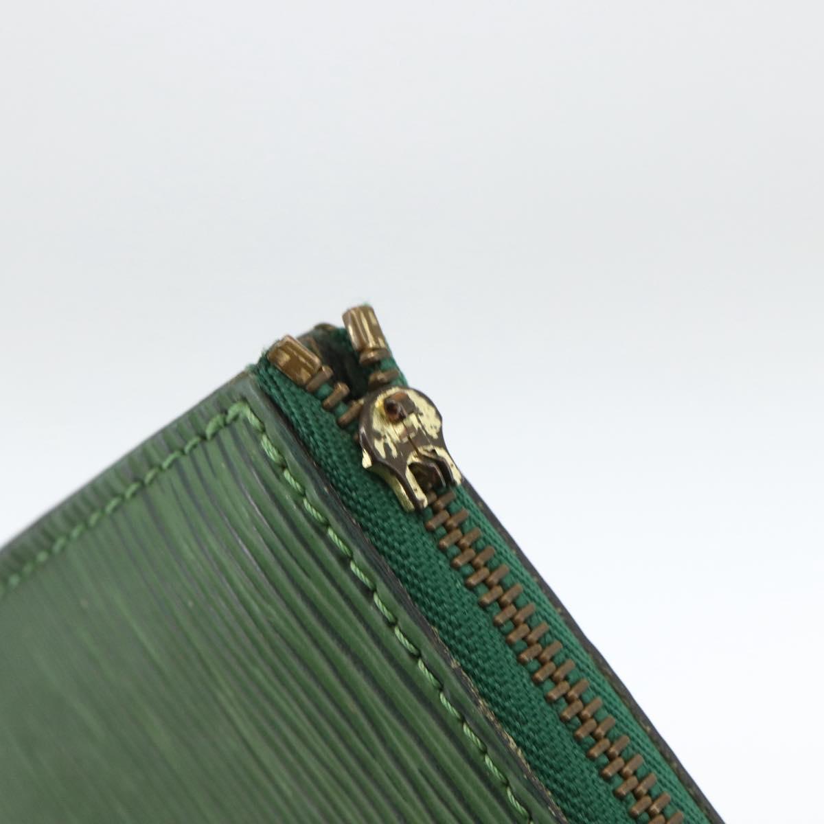 LOUIS VUITTON Epi Pochette Accessoires ¥ Pouch Green M52984 LV Auth BA11600