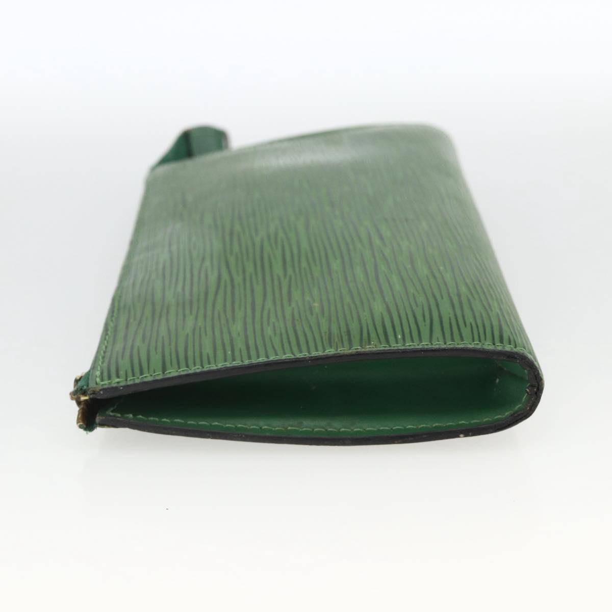 LOUIS VUITTON Epi Pochette Accessoires ¥ Pouch Green M52984 LV Auth BA11600