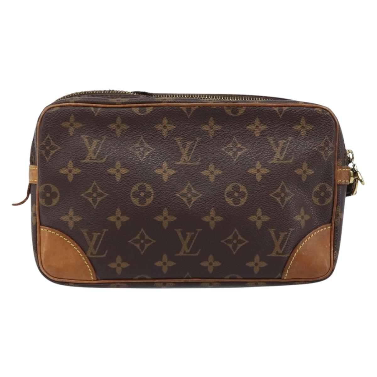 LOUIS VUITTON Monogram Marly Dragonne GM Clutch Bag M51825 LV Auth BA11604