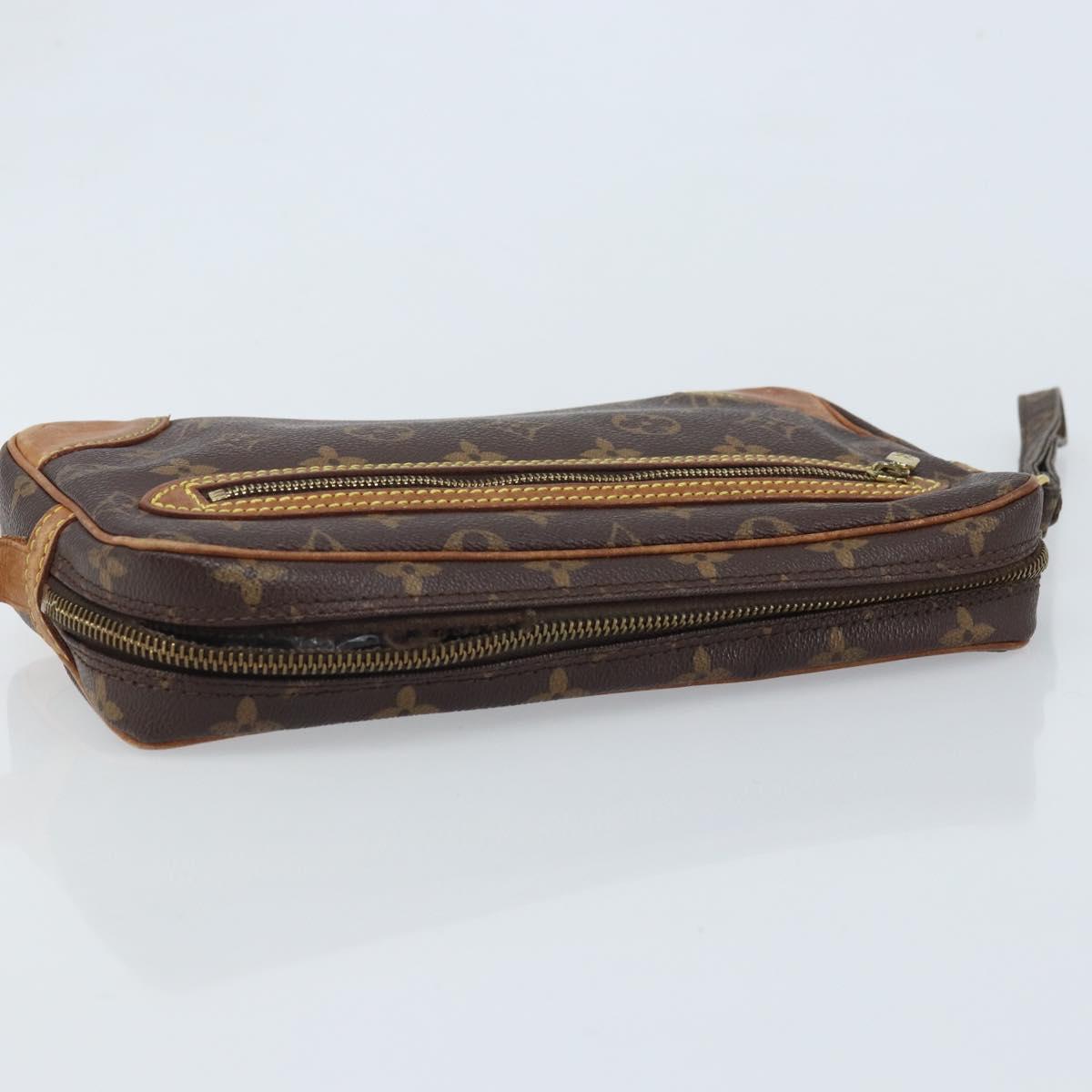 LOUIS VUITTON Monogram Marly Dragonne GM Clutch Bag M51825 LV Auth BA11604