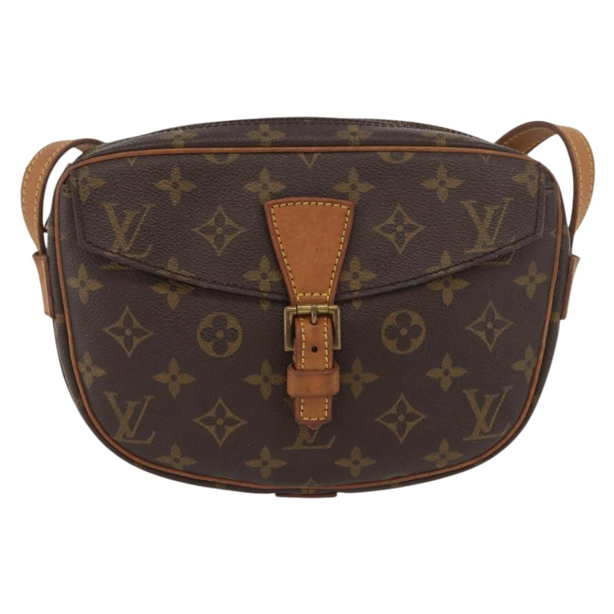 LOUIS VUITTON Monogram Jeune Fille MM Shoulder Bag M51226 LV Auth BA11605