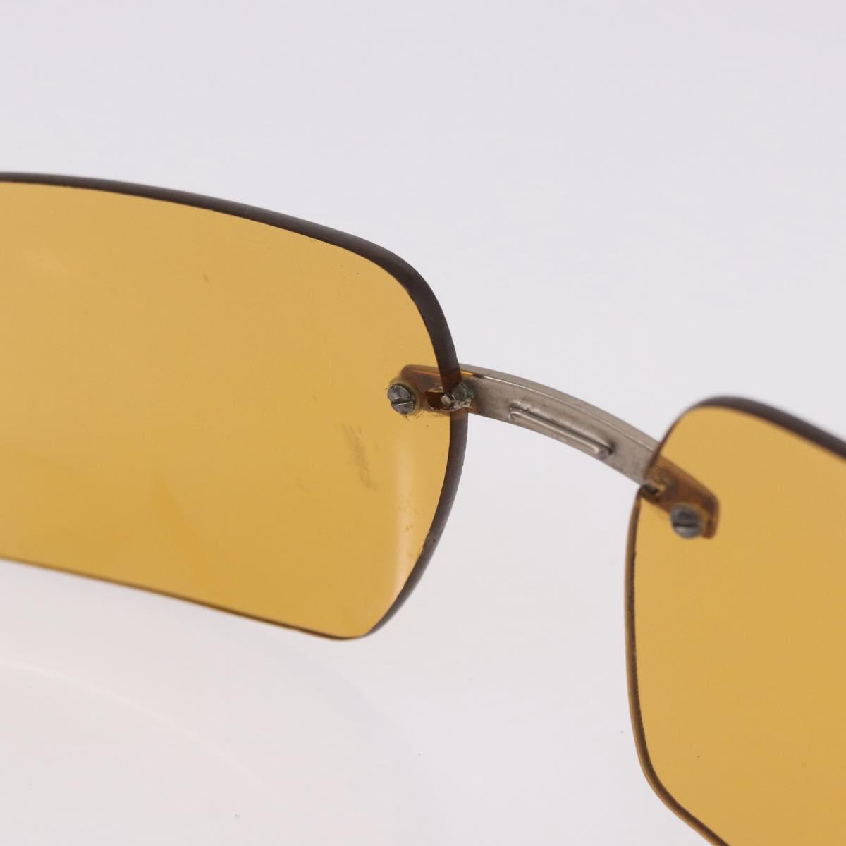 CHANEL Sunglasses plastic Brown CC Auth BA11608